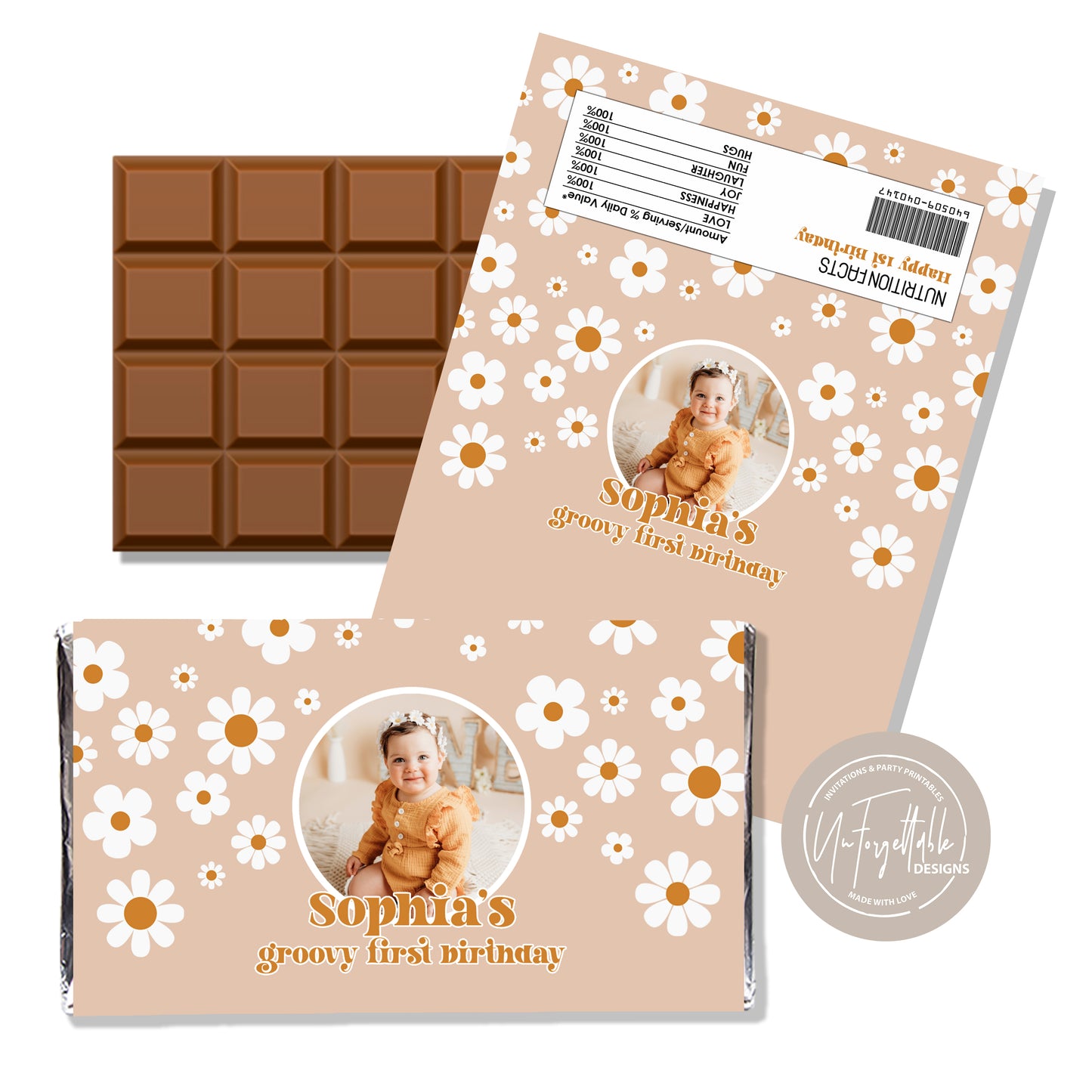 DAISY - CHOCOLATE WRAPPER