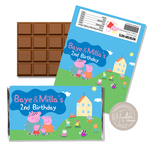 PEPPA PIG - CHOCOLATE WRAPPER