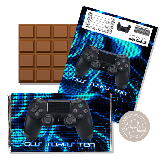 PLAYSTATION CHOCOLATE WRAPPER