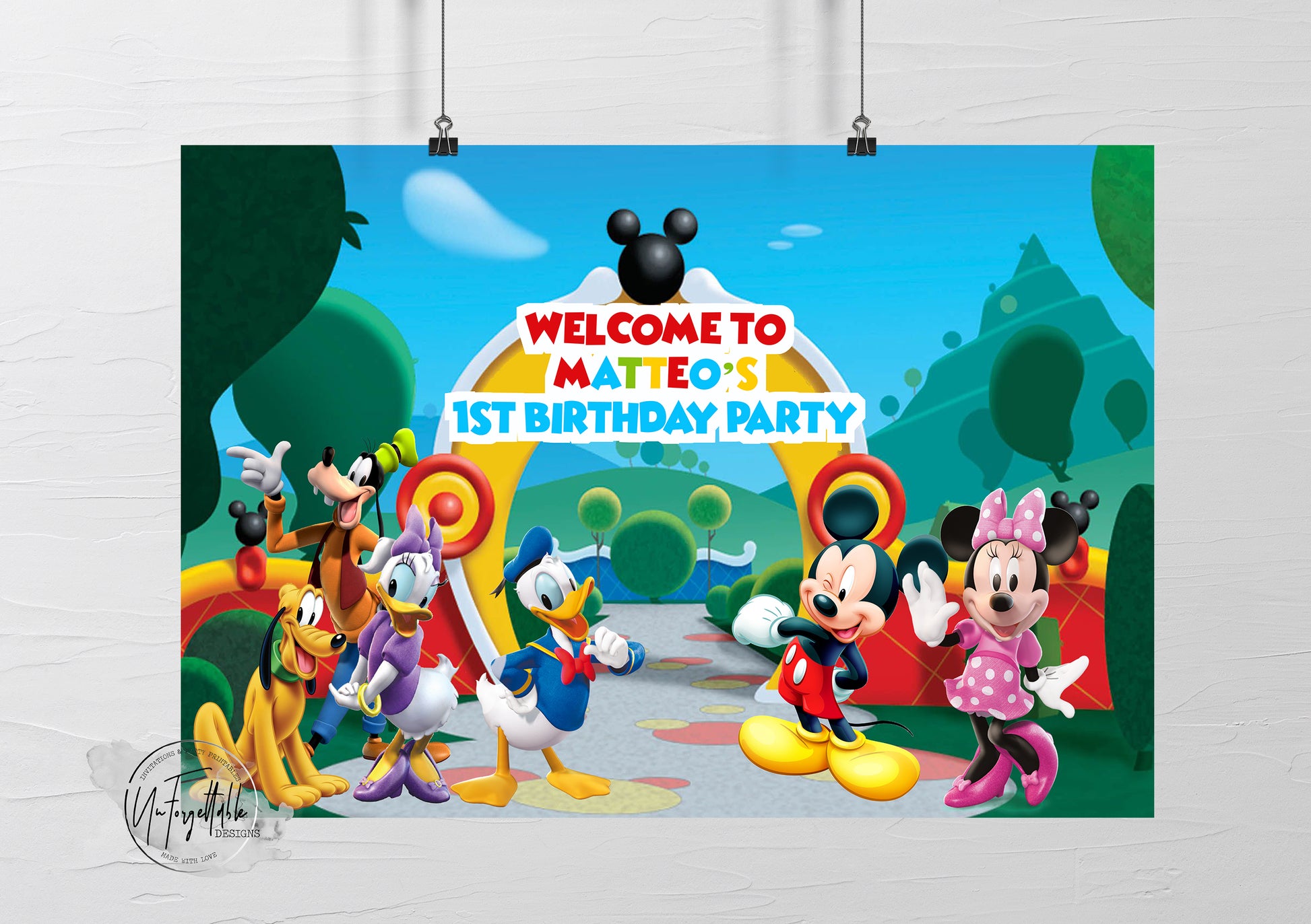 MICKEY MOUSE CLUBHOUSE – UnforgettableDesigns